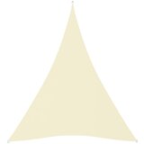 vidaXL Senčno jadro oksford blago trikotno 5x6x6 m krem, (20609562) Cene