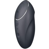 Satisfyer Tap & Climax 1 - 2v1 vibrator in stimulator za klitoris (črna) | Shoptok.si