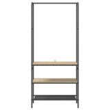  Stalak za odjeću s policama sonoma hrast 77 x 30 x 171 cm | shoptok.hr