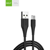 Golf USB kabl na Tip C usb 1m GC-64t crni