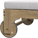 Bessagi Garden Vrrtni Ležalnik Elja, Krem, Les Akacije | Shoptok.si
