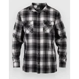 Flannel Srajca black / white