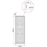  Gabion s žicom debljine 5 mm i mrežom 5x5 cm 50x20x150 cm - 20 cm 150 cm 50 cm | shoptok.hr