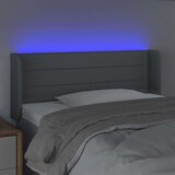  Uzglavlje svjetlosivo 83x16x78/88 cm od tkanine | shoptok.hr