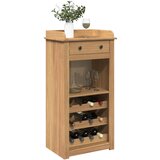 vidaXL Omara za vino Panama 57x40x111,5 cm trdna borovina | Shoptok.si