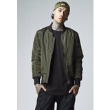 Urban Classics Plus Size 2-Tone Bomber Jacket darkolive/black | shoptok.hr