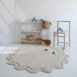 Nattiot Krem periv/ručno rađen pamučan okrugao tepih ø 110 cm Sweet April Ecru – | shoptok.hr