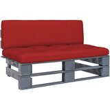 vidaXL Vrtna srednja sofa od paleta od sivo impregnirane borovine Cijene