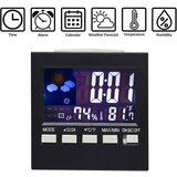 Venisymlis Namizna Digitalna Ura Z LCD Zaslonom, Čas, Datum, Teden, Temperatura, Vlaga, Dremež, (22060514) | Shoptok.si