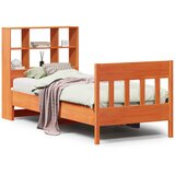 Maison Chic Posteljni okvir - Enojna postelja - Postelja za odrasle brez vzmetnice voščeno rjav 90x190 cm borovina-J8118, (21776001) | Shoptok.si