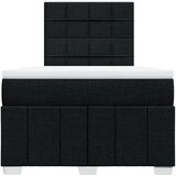  Krevet box spring s madracem crni 120 x 190 cm od tkanine | shoptok.hr