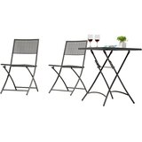 Ambia Garden ZLOŽLJIV VRTNI STOL jeklo antracit | Shoptok.si