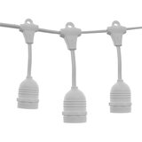Optonica viseca rasveta za dvoriste bela 10XE27 6M IP65 5055