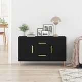  Kreveta Crni hrast 100 x 36 x 60 cm Konstruirano drvo | shoptok.hr