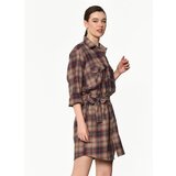 Dewberry Z6669 WOMEN'S SHIRT-BEIGE-RED | shoptok.hr