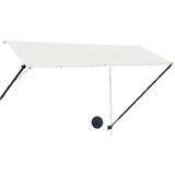 Tenda na uvlačenje s LED svjetlima 300 x 150 cm krem | shoptok.hr