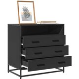 vidaXL Ormar s ladicama crni 70x41x70 cm izrađeno drvo Cijene