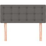  Uzglavlje sivo 90x5x78/88 cm od umjetne kože | shoptok.hr