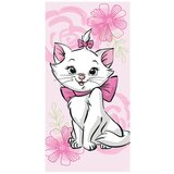 Jerry Fabrics Rožnata bombažna otroška brisača 70x140 cm Marie Cat – Cene