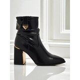 Resti women's eco-leather heeled ankle boots ashenpurl | ePonuda.com