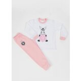 Partizan Pidžama za devojčice Zebra/ roze/bela | ePonuda.com