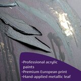 Slika ljubičasta poezija | 100% originalna akrilna boja