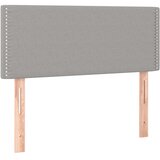  Okvir kreveta s oprugama i madrac svjetlosivi 90x200cm tkanina | shoptok.hr