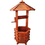  Drveni bunar za vrt - dekoracija 110 cm | shoptok.hr