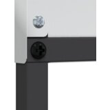 vidaXL Dekorativni panel za vrt srebrna 32 x 140 cm Pocinkano jeklo | Shoptok.si