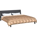  Zimska pokrivača Zlatno 200 x 200 cm Saten i mikrovlakna | shoptok.hr