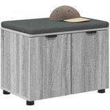  Klupa za hodnik s jastukom Sivi Sonoma 60 x 38 x 46 cm | Eponuda.ba