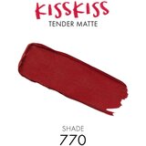 Guerlain KissKiss Tender Matte dugotrajni ruž za usne s mat efektom nijansa 770 Desire Red 3.5 g | shoptok.hr