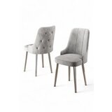 Hanah home Set 6 stolica Newa Grey Chrome