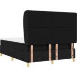  Postelja s vzmetnico Črna 140x200 cm Tkanina, (22051786) | Shoptok.si