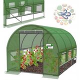 Chomik BAŠTENSKI PLASTENIK 3-SEGMENTNI 3 X 2 X 2 M ZELENI SA OPCIJOM DODATNE VENTILACIJE 3910 | ePonuda.com