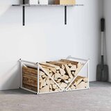  Stalak za drva bijela 70x43x34,5 cm hladno valjani čelik | Eponuda.ba