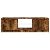 TV ormarić s LED svjetlima boja dimljenog hrasta 120x30x36 cm | shoptok.hr