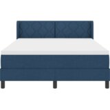  Postelja boxspring z vzmetnico z vzmetnico Modra 140 x 190 cm, (5000128365) | Shoptok.si