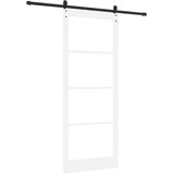  Klizna vrata Bijela i crna 93 x 232 cm | shoptok.hr