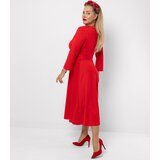 Pri Classic strapless flared midi dress ELISE 2 | shoptok.hr