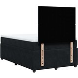 vidaXL Krevet box spring s madracem crni 120 x 190 cm baršunasti | shoptok.hr