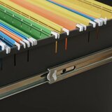  Mobilni ormar za spise s 3 ladice zaključavajući se s konkavnom ručkom za ured ili kućni ured 39 x 48 x 60 cm bijeli | shoptok.hr