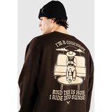 Iriedaily Couchboy Crewneck Sweater dark coffee | shoptok.hr