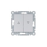 HAGER prekidač za žaluzine 10A 1P lumina sivi WL0312 | Eponuda.ba