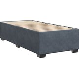 Box spring krevet s madracem tamnosivi 90x190 cm baršunasti | shoptok.hr