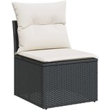  13-dijelni set vrtnih sofa s jastucima poliratan crni | shoptok.hr