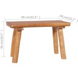 vidaXL Vrtna klupa 80 cm od masivne tikovine | shoptok.hr