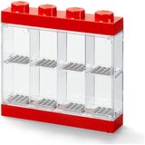 Lego vitrina za 8 minifigurica crvena | shoptok.hr