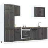  7-dijelni set kuhinjskih ormarića Kalmar konstruiranog drva | shoptok.hr