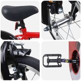  Otroško Kolo 14 Palcev za 3-5 let Rdeča - - Rdeča - 10.9 - 104 x 51 x 73 cm - 2025- | Shoptok.si